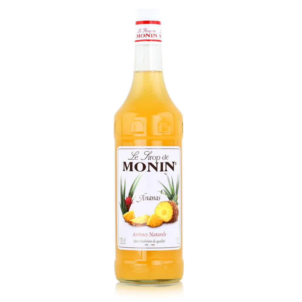 Monin Pineapple Syrup 1L - Cocktails Milkshakes Coffee Syrup (1 Pack)