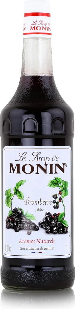 Monin Blackberry Syrup 1L - Cocktails Milkshakes Coffee Syrup (1 Pack)