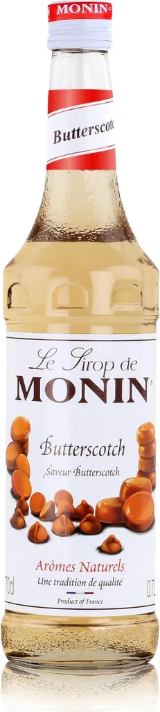 Monin Butterscotch Syrup 700ml - Cocktails Milkshakes Coffee Syrup (1 Pack)