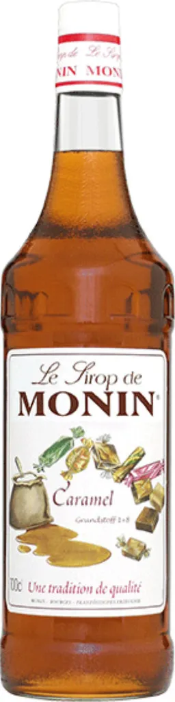 Monin Caramel Syrup 1L - Cocktails Milkshakes Coffee Syrup (1 Pack)