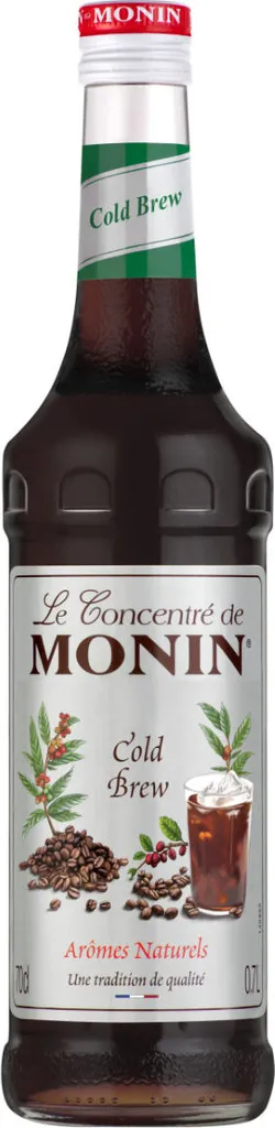 Monin Syrup Cold Brew Light 700ml - Cocktails Milkshakes Coffee Syrup (1 Pack)