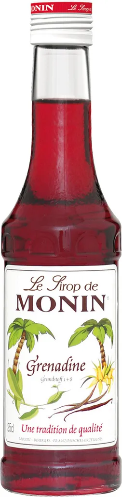 Monin Grenadine Syrup with Fruity Pomegranate Flavor 250ml
