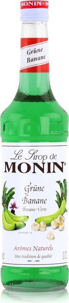 Monin Green Banana Syrup 700ml - Cocktails, Milkshakes, Coffee Syrup (1 Pack) 700 ml