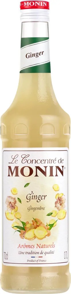 Monin Ginger Syrup 700ml - Cocktails Milkshakes (1 Pack)