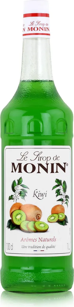 Monin Kiwi Syrup 1L - Cocktails Milkshakes Coffee Syrup (1 Pack)
