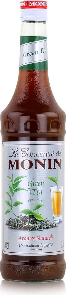 Monin Green Tea Syrup Concentrate 700ml - Cocktails, Tea Syrup (1 Pack) 700 ml