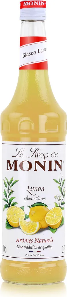 Monin Lemon Syrup 700ml - Cocktails Milkshakes Coffee Syrup (1 Pack)