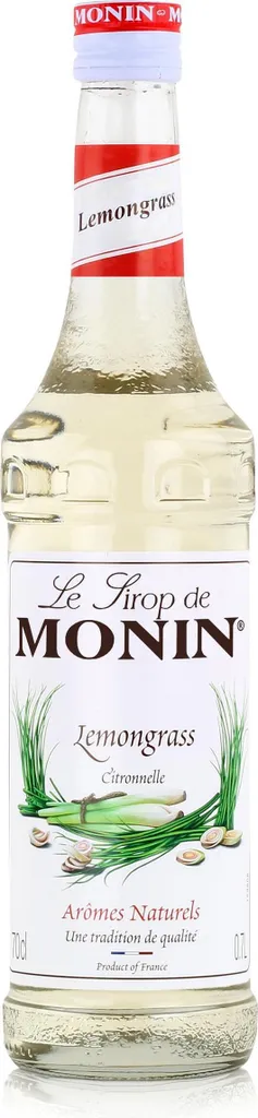 Monin Lemongrass Syrup 700ml - Cocktails, Milkshakes, Coffee Syrup (1 Pack) 700 ml