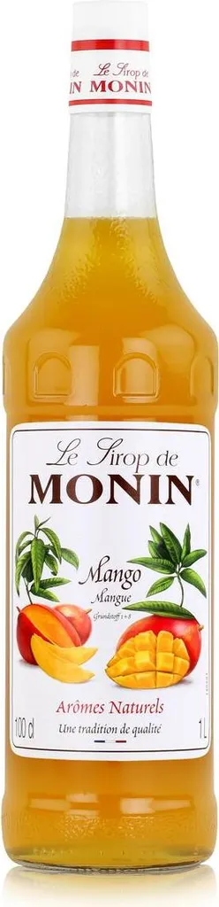 Monin Mango Syrup 1 Liter - Coffee Syrup, Cocktail Syrup, Dessert Syrup (1 Pack) 1000 ml