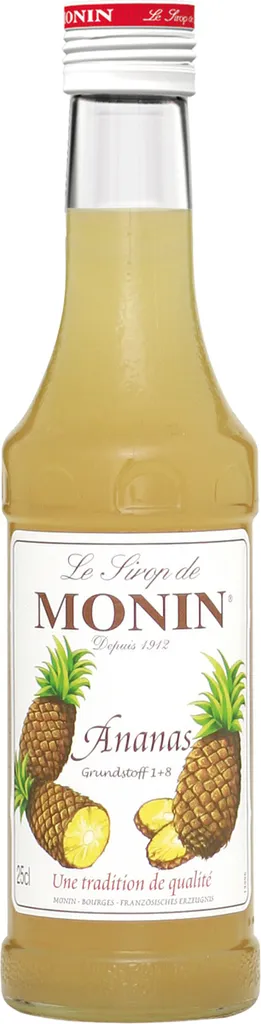 Monin syrup with the taste of exotic pineapple 250ml