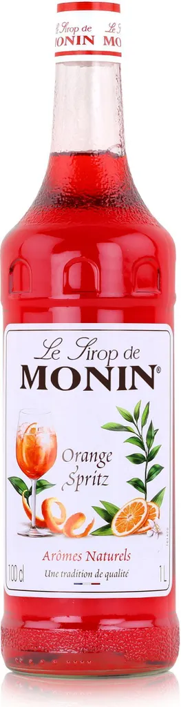 Monin Orange Spritz Syrup 1L - Cocktails, Milkshakes, Coffee Syrup (1 Pack)