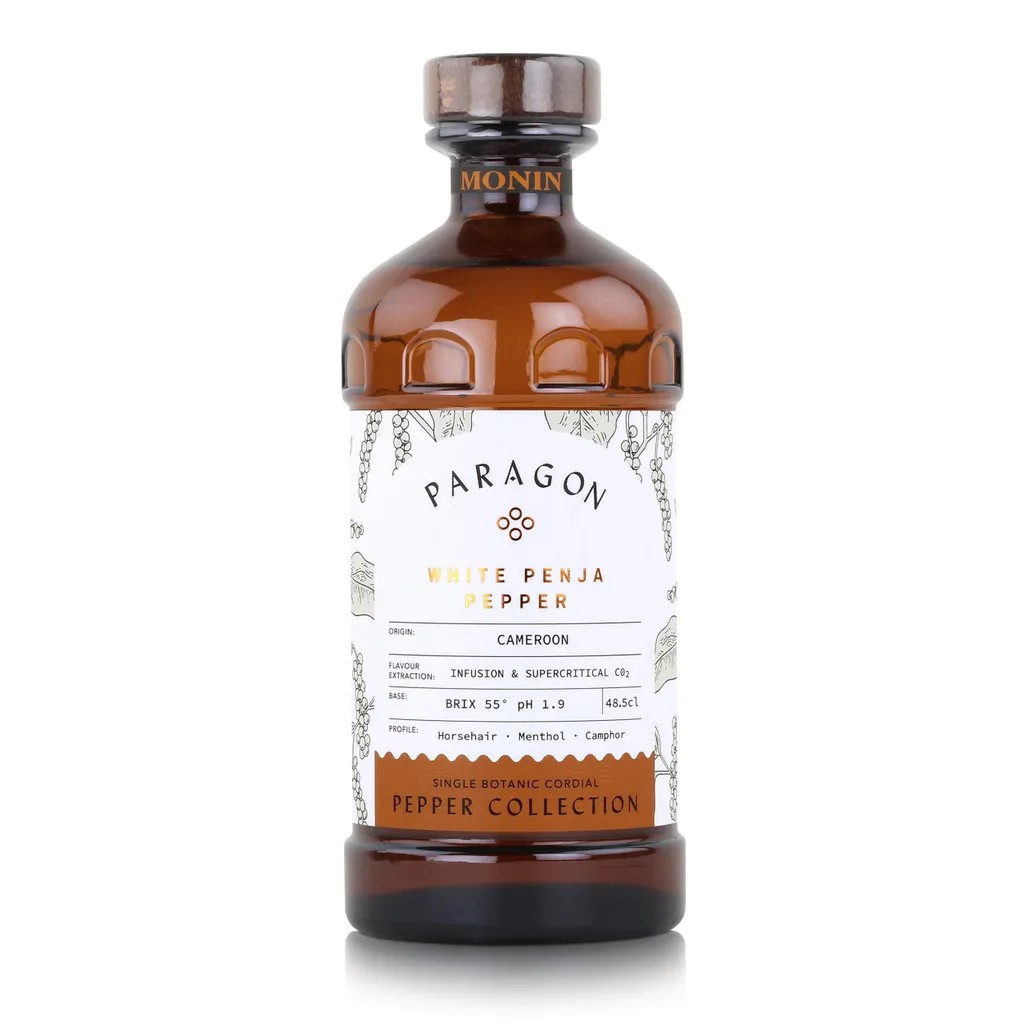 Monin Syrup Paragon White Penja Pepper 485ml - Cocktails Milkshakes (pack of 1)