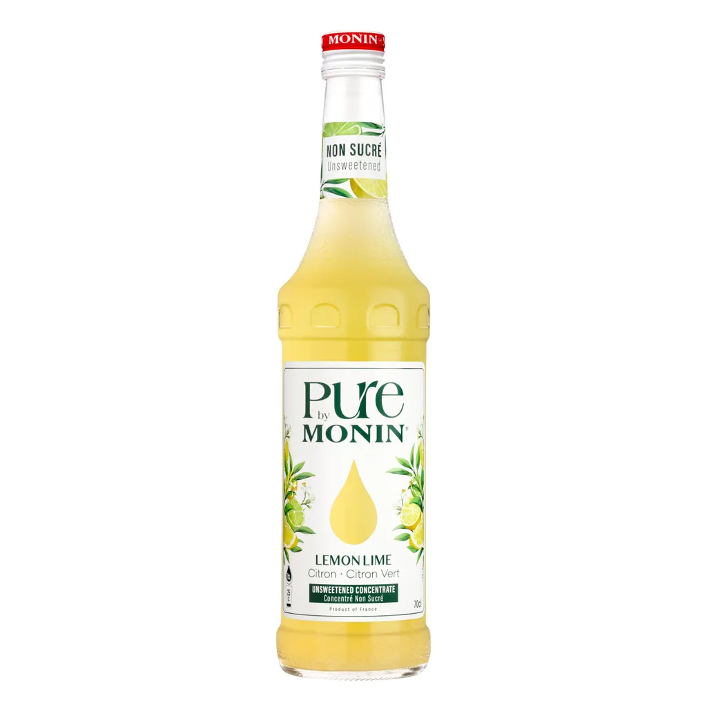 Monin Syrup Pure Lemon-Lime 700ml - Cocktails Milkshakes (pack of 1) 700 ml