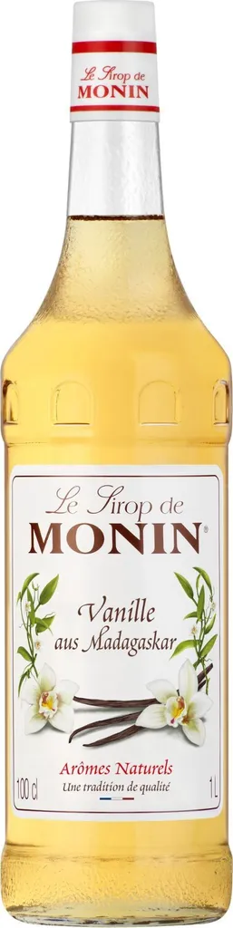 Monin syrup vanilla from Madagascar, 1L 1000 ml