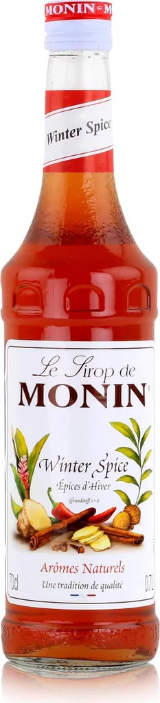 Monin Winter Spice Syrup 700ml - Cocktails Milkshakes Coffee Syrup (1 Pack)