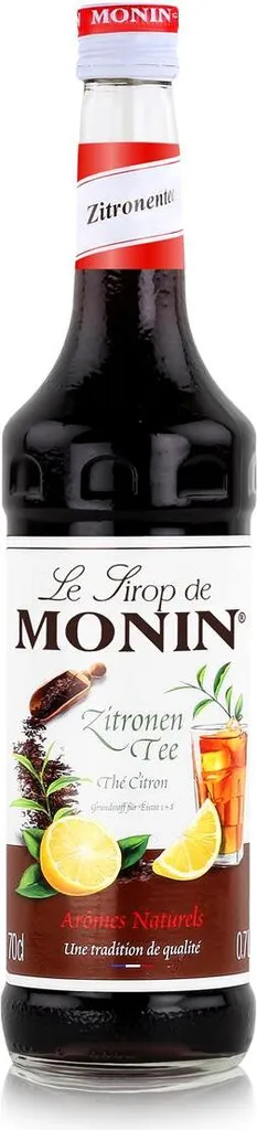 Monin Lemon Tea Syrup 700ml - Cocktails, Milkshakes, Coffee Syrup (1 Pack) 700 ml