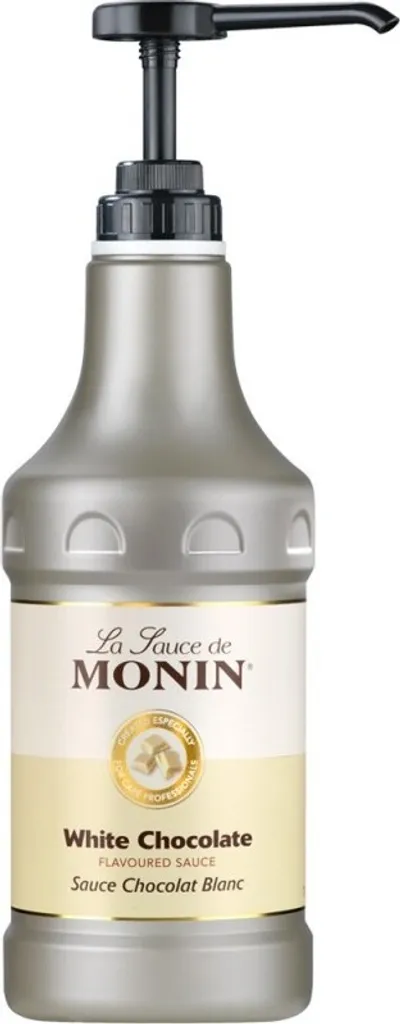 Monin White Chocolate Sauce 1.89 Liters 1890 ml