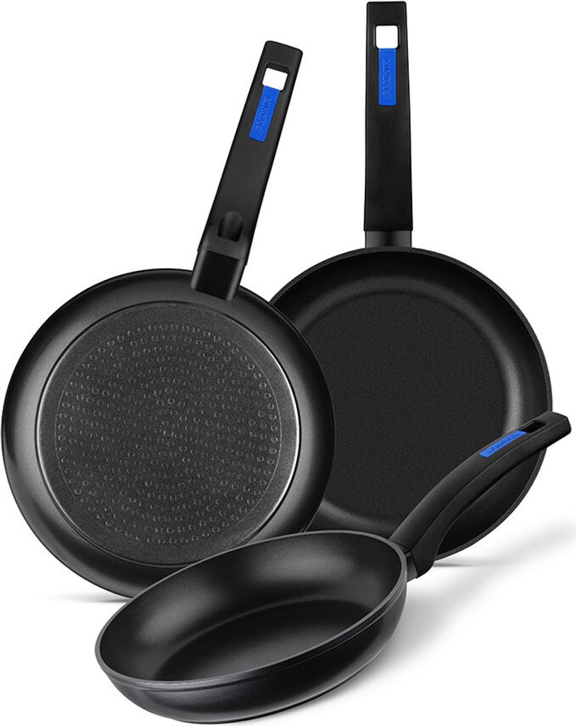Pinti Monix Monix Martín Berasategui, round, all-purpose pan, black, Teflon Classic, Bakelite, 18 cm