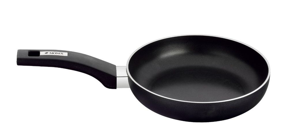 Pinti Monix Monix Resistent PLUS 18 M370018 frying pan, 18 cm max. diameter, aluminum, suitable for induction hobs, non-stick coating