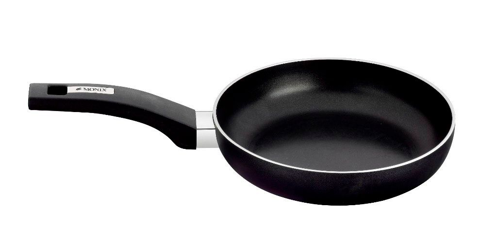Pinti Monix Monix Resistent PLUS M370022 frying pan, 22 cm max. diameter, aluminum, suitable for induction hobs, non-stick coating