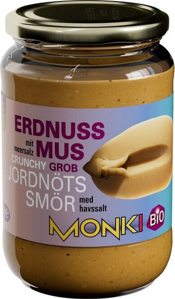 Monki Peanut Butter Coarse with Salt -- 650g