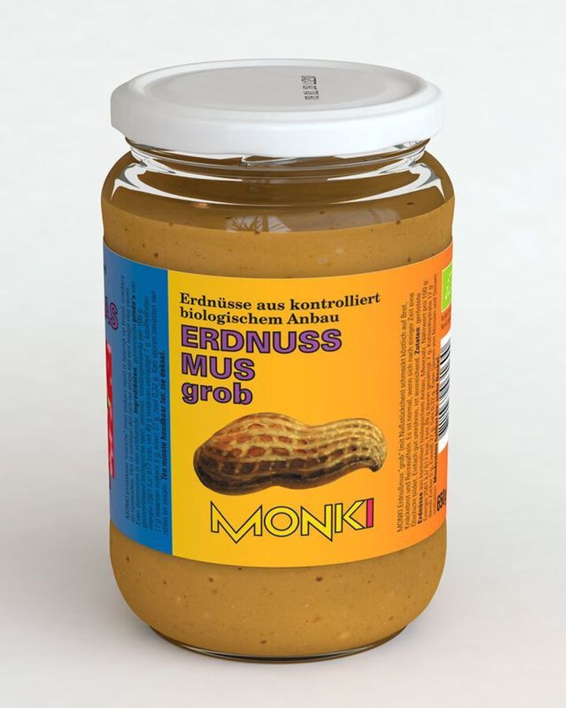 Monki Peanut Butter Coarse with Salt -- 650g
