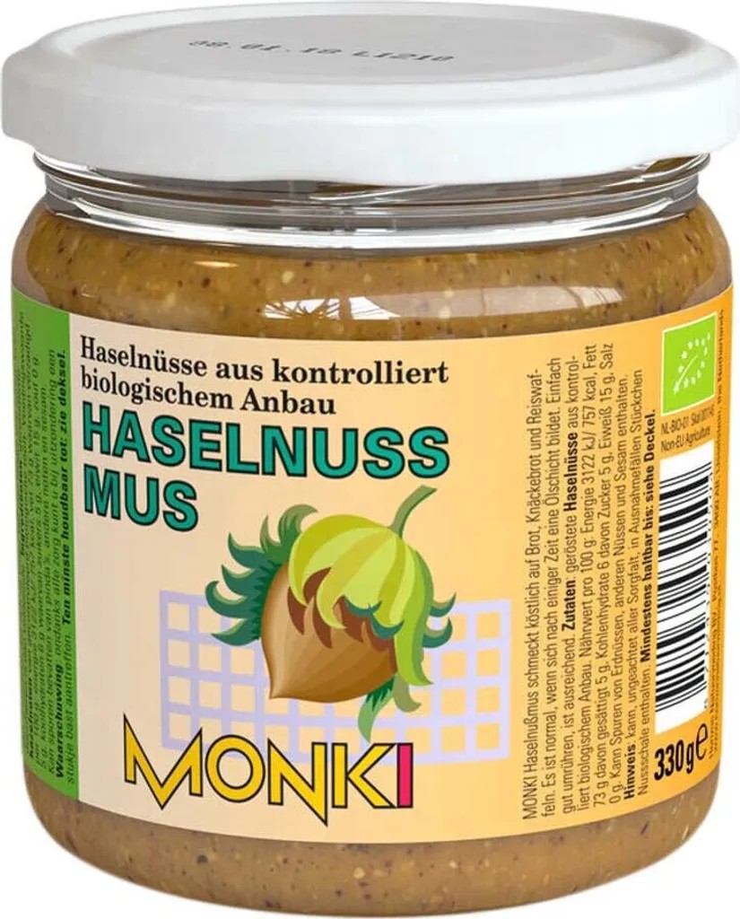 Monki Hazelnut Butter -- 330g