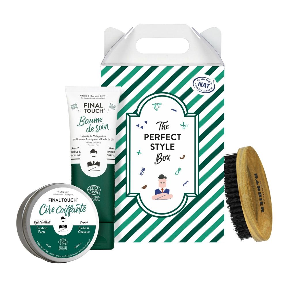 Monsieur BARBIER - Beard and Hair Styling Set for Men - THE PERFECT STYLE BOX, 1 pc. 75ml