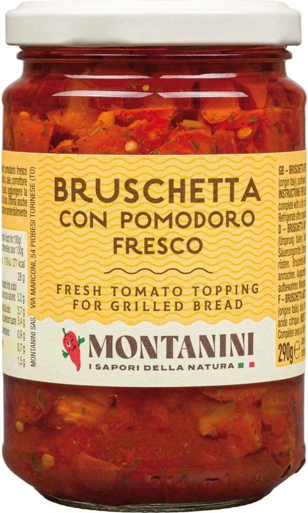 Montanini Sugo per Bruschetta con Pomodoro fresco 280 gr. 280g