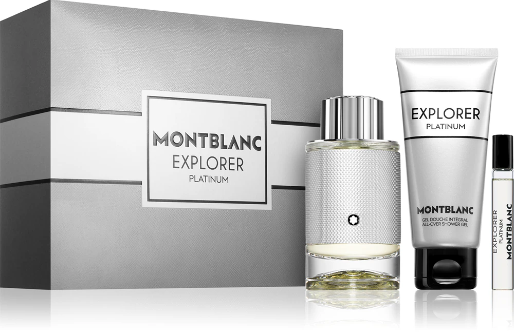 Montblanc Explorer Platinum gift set for men