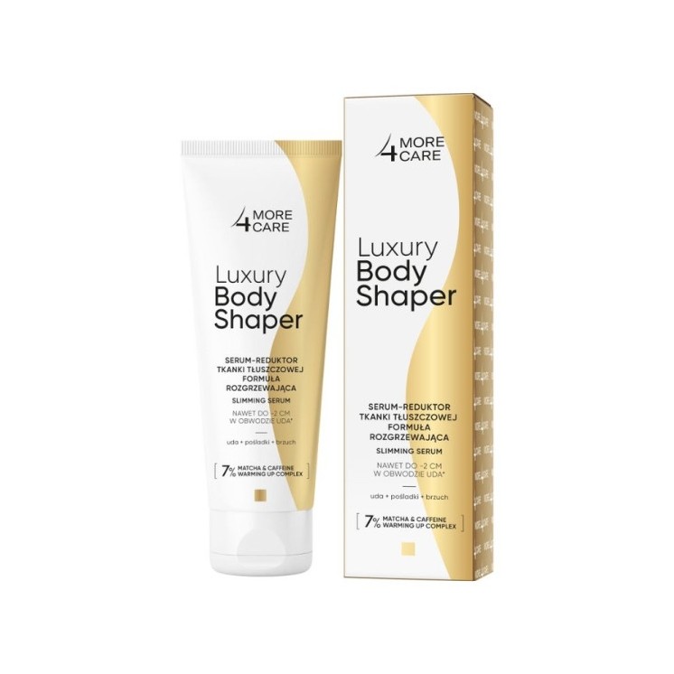 More 4 Care Luxury Body Shaper Warming Serum-Fat Reducer for Thighs, Buttocks and Abdomen 150 ml