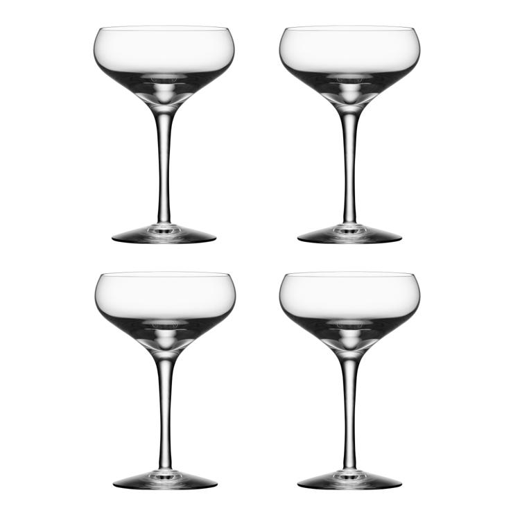 Orrefors More Coupe Glass 4-Pack