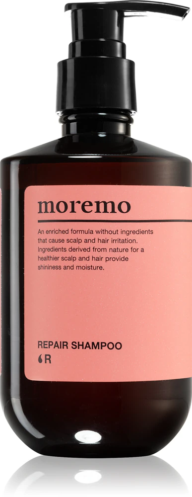 moremo Repair Shampoo R deeply effective regenerating shampoo for damaged and brittle hair