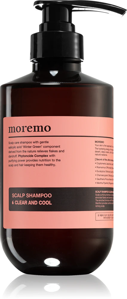 moremo Scalp Shampoo Clear And Cool deep cleansing shampoo against dandruff