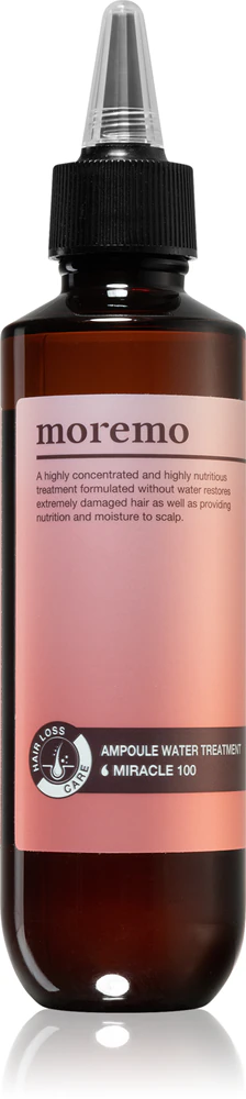 moremo Water Treatment Miracle 100 intensive regenerating care for hair and scalp