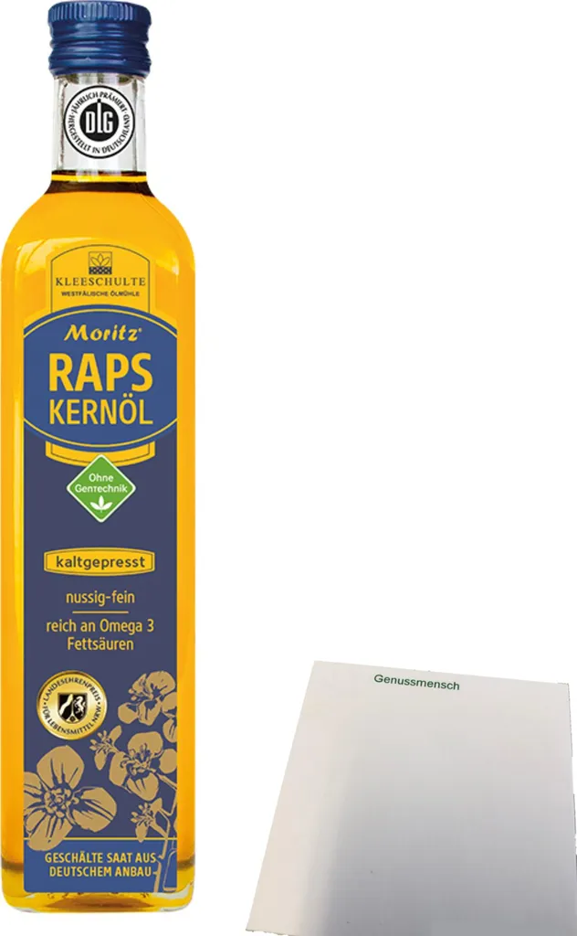 Moritz rapeseed oil (500ml bottle) + usy Block