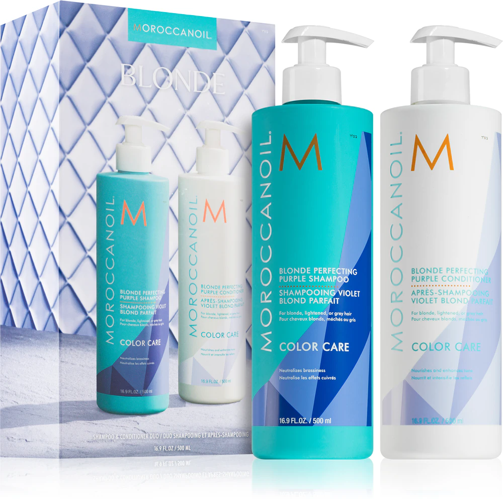 Moroccanoil Color Care Set (for blonde and mixed hair)