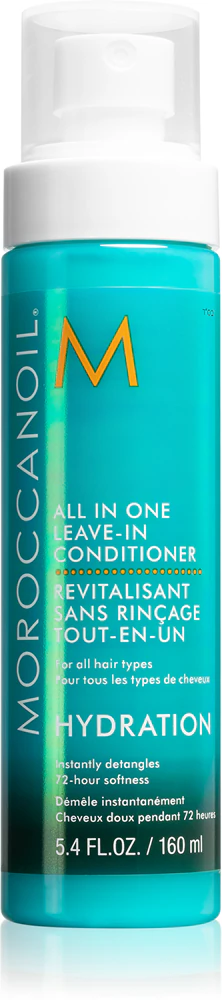 Moroccanoil Hydration leave-in conditioner spray provides moisture and shine