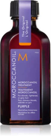 Moroccanoil Treatment Purple nourishing oil for blonde and gray hair