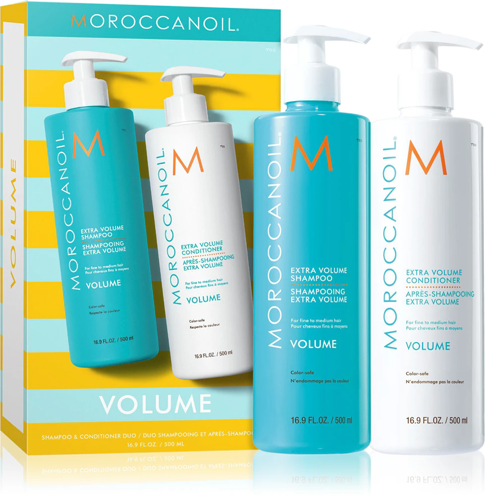 Moroccanoil Volume Shampoo & Conditioner Duo Set for more hair volume