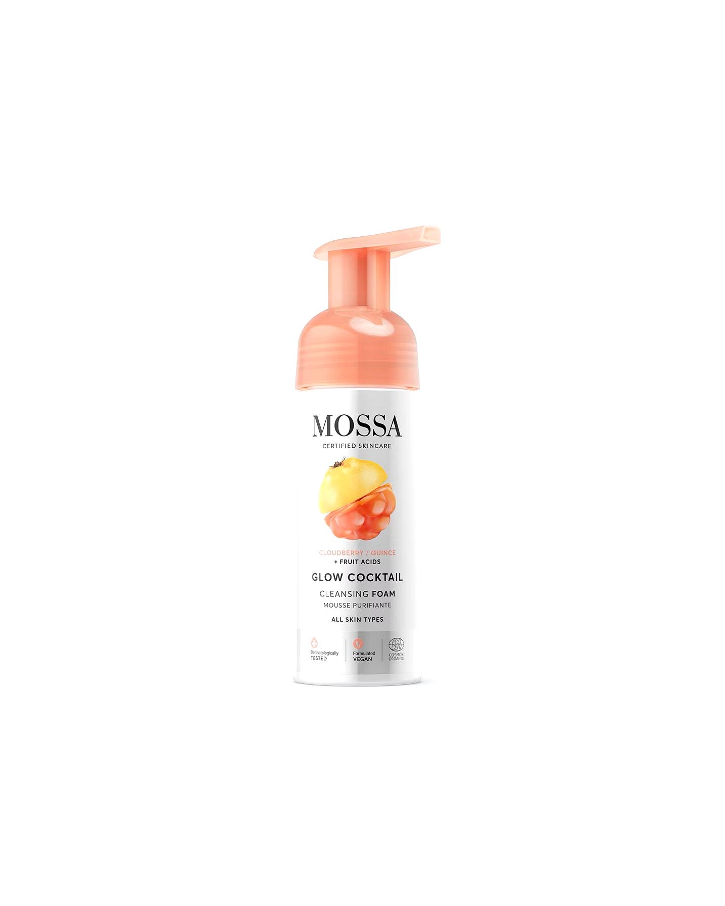 MOSSA Facial Cleansing Foam Glow Cocktail Cleansing Foam