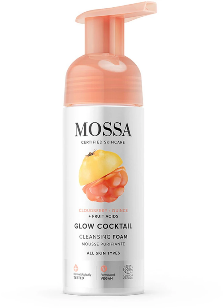 Mossa Glow Coctail Facial Cleansing Foam