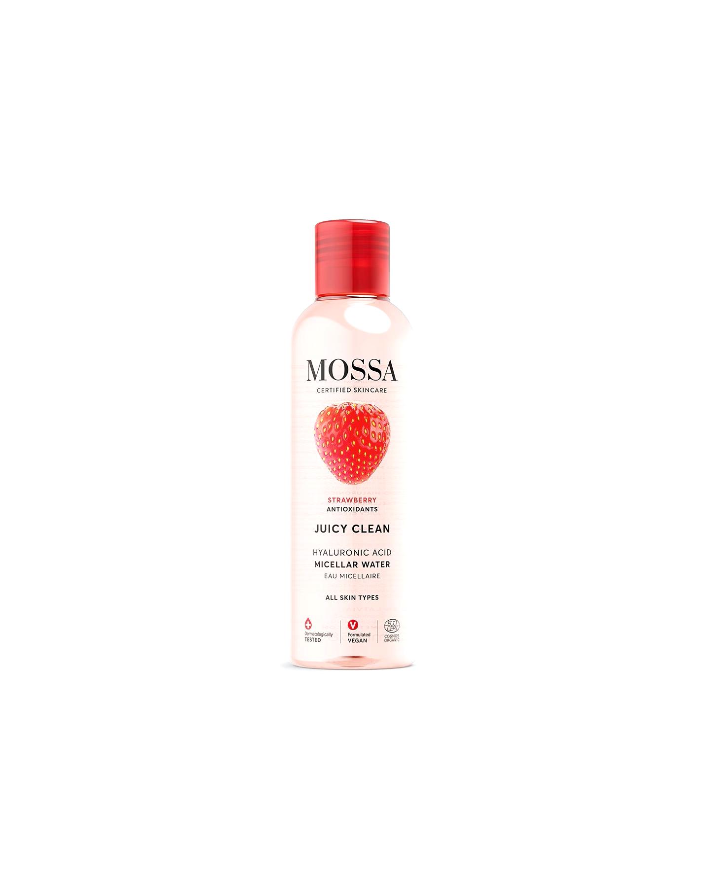 MOSSA micellar water JUICY CLEAN hyaluronic acid micellar water