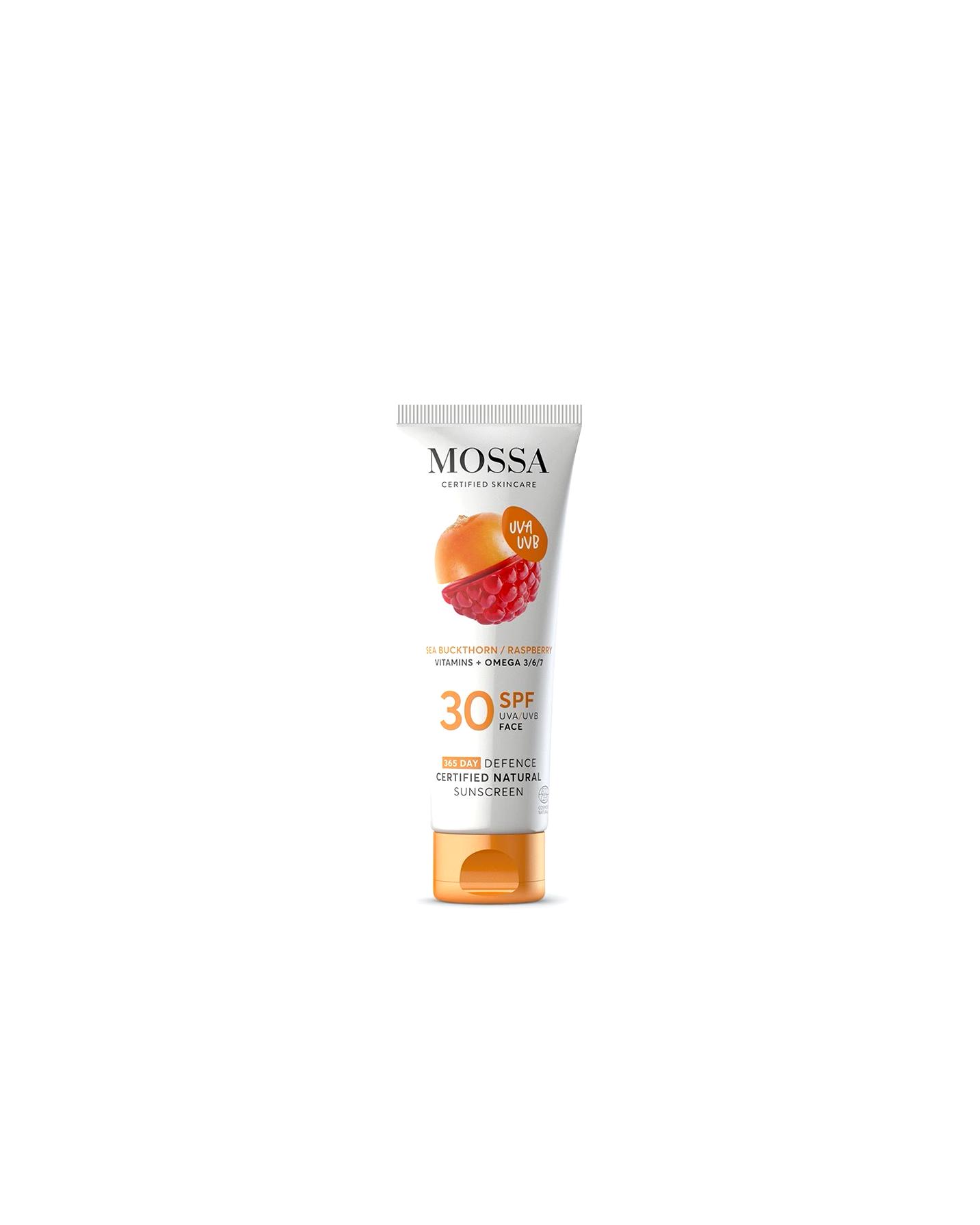 MOSSA sun cream Sunscreen 365 DAY Defense sun protection SPF30, 50ml
