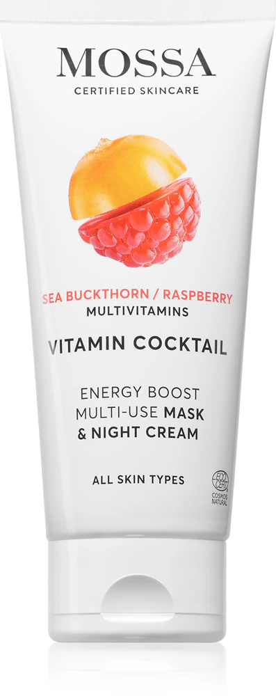 Mossa Vitamin Cocktail revitalizing cream and mask for the face 60ml