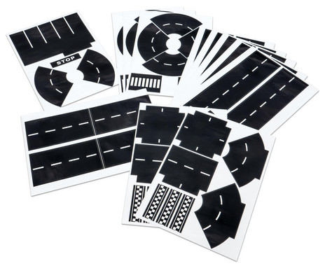 PLAYBOX Motif stickers for curves & intersections, 50 pieces 226g
