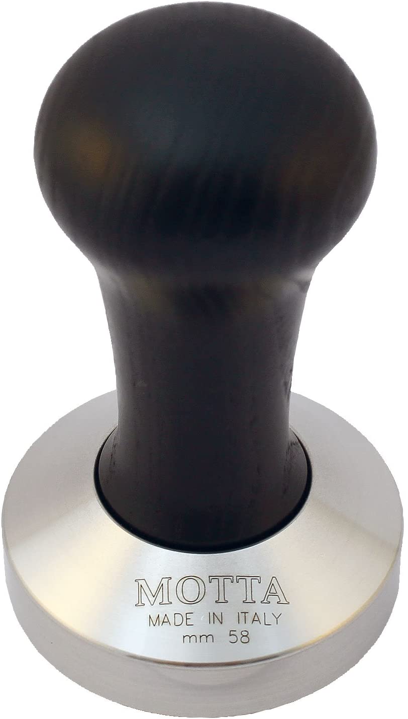 Motta 8130/B Tamper Base Stainless Steel 2.13 Inches Handle Black
