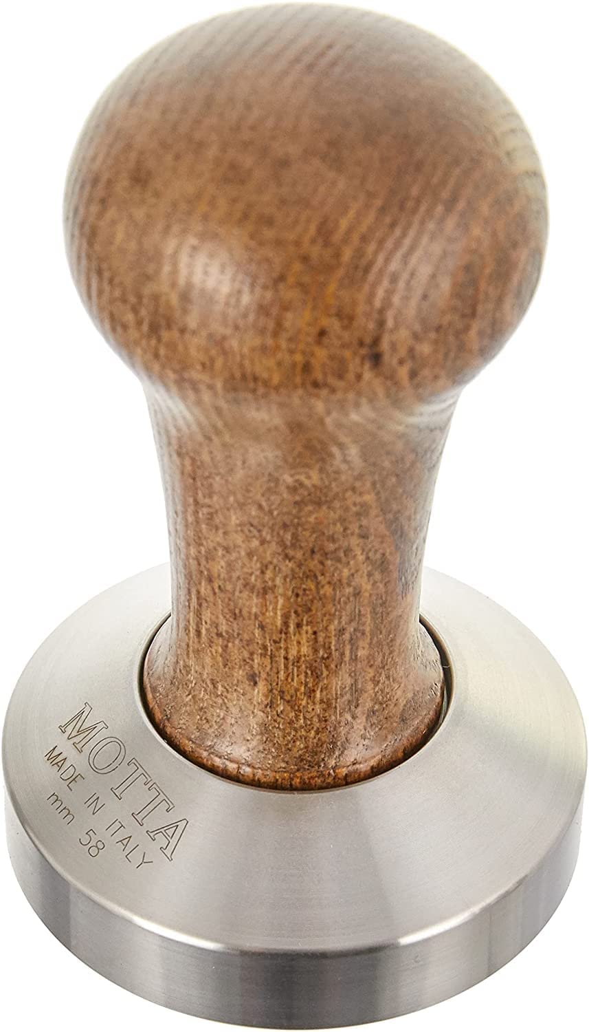 Motta Tamper - Flat Base 58mm (Wooden Handle)