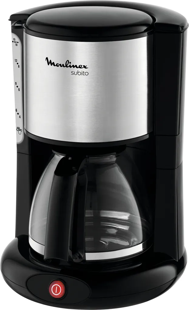 Moulinex filter coffee machine, household coffee machines, Subito stainless steel, coffee enjoyment