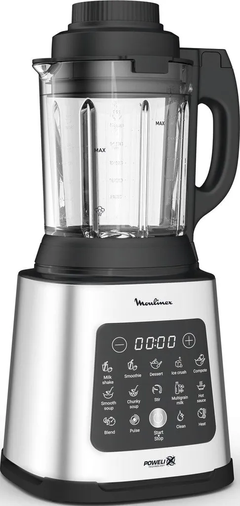 Moulinex LM835D10 – Stand Mixer – 1.75 l – 1400 W – Black, Metallic, Transparent